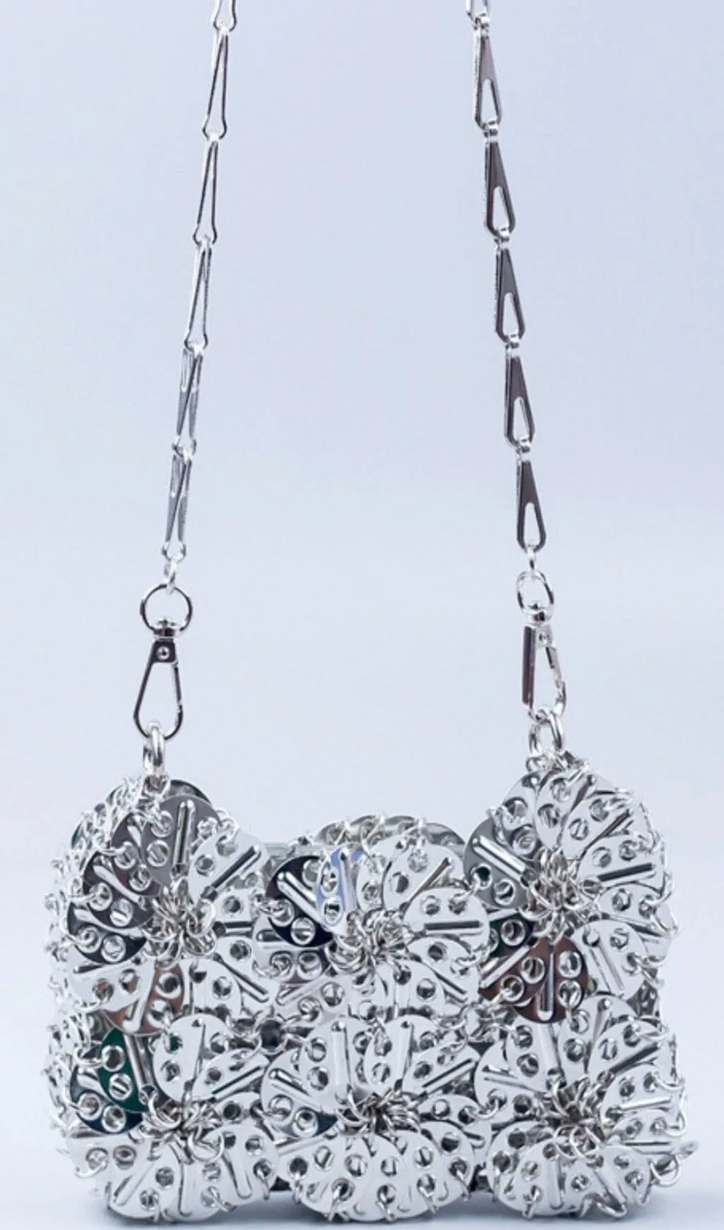 FLORAL CHAINMAIL BAG Gloria Lanvin