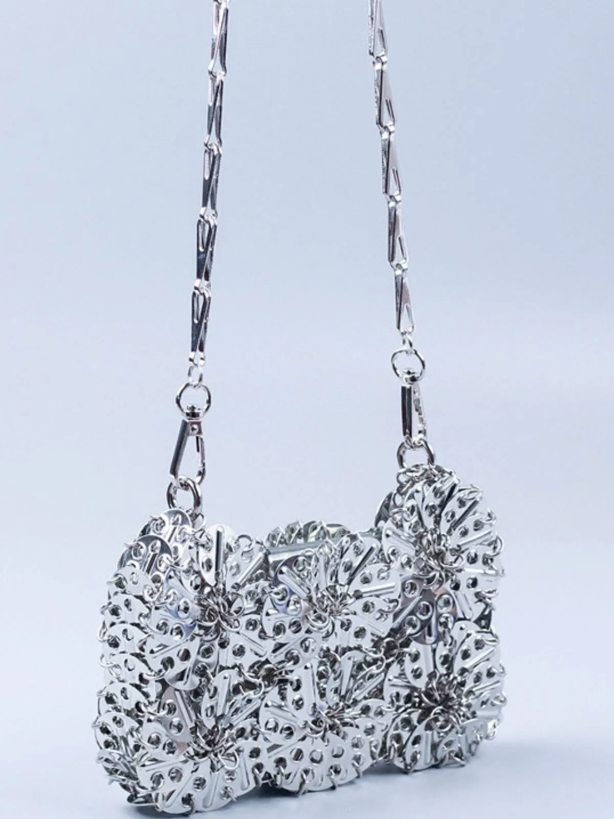 FLORAL CHAINMAIL BAG Gloria Lanvin