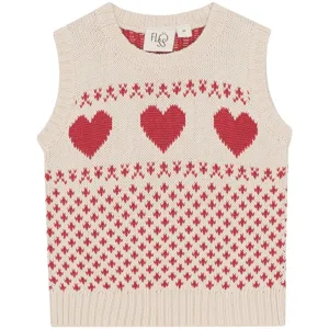 Flss Babette Vest Poppy red
