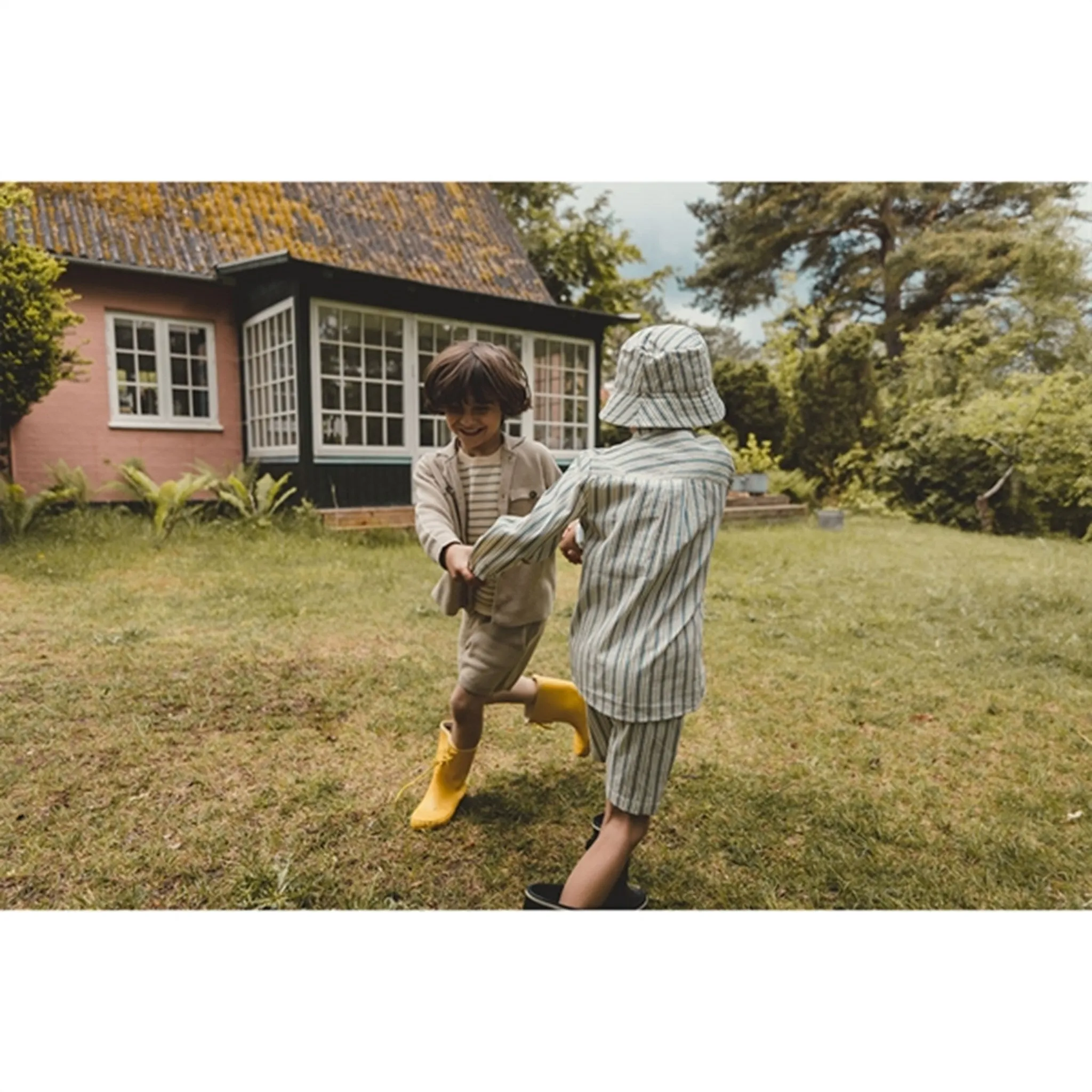 Flss Nori Bucket Hat Misty Stripe