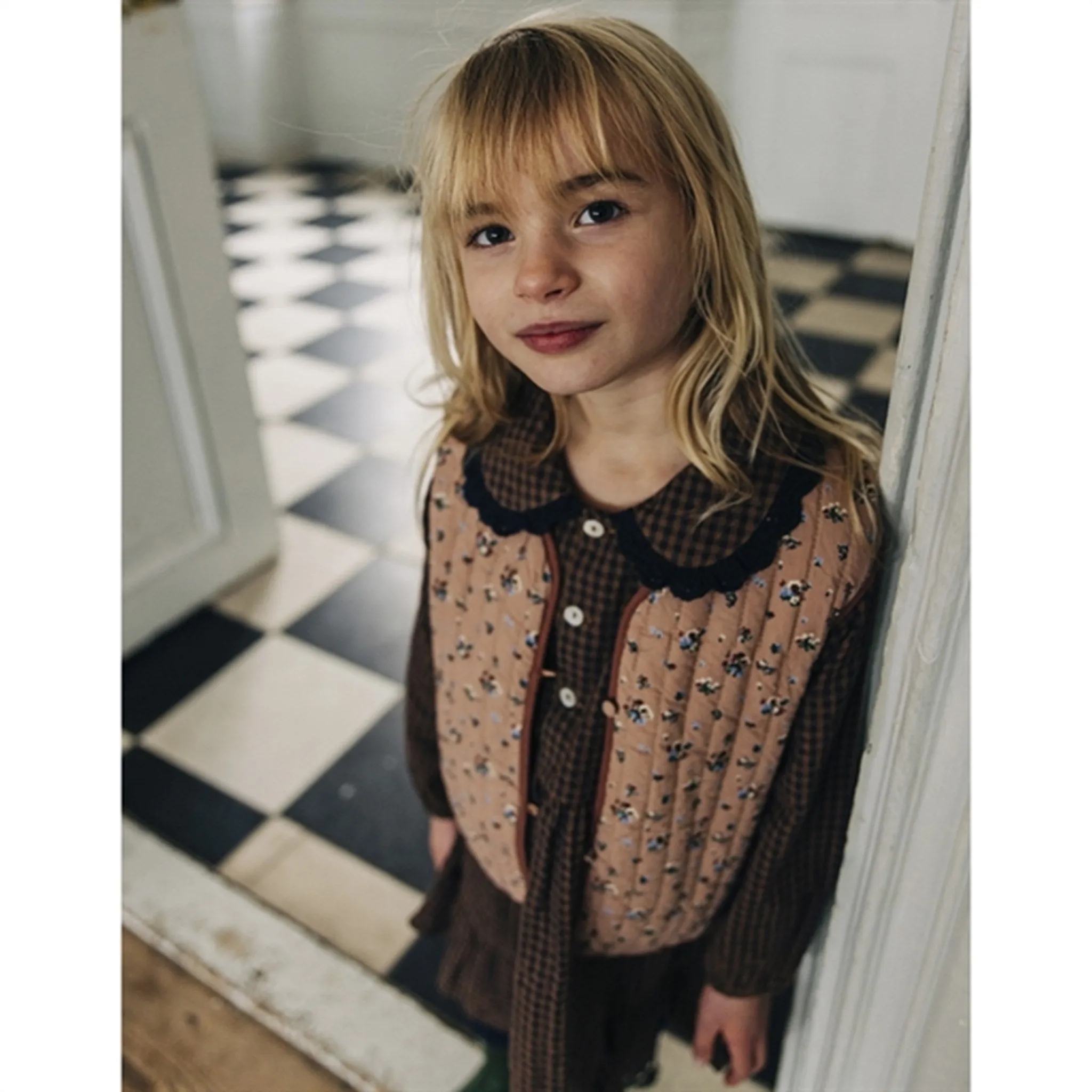 Flss Valerie Vest Poppy print