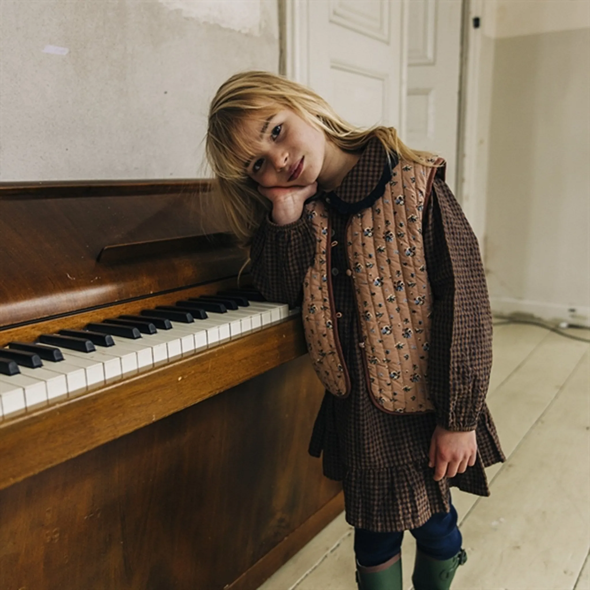 Flss Valerie Vest Poppy print