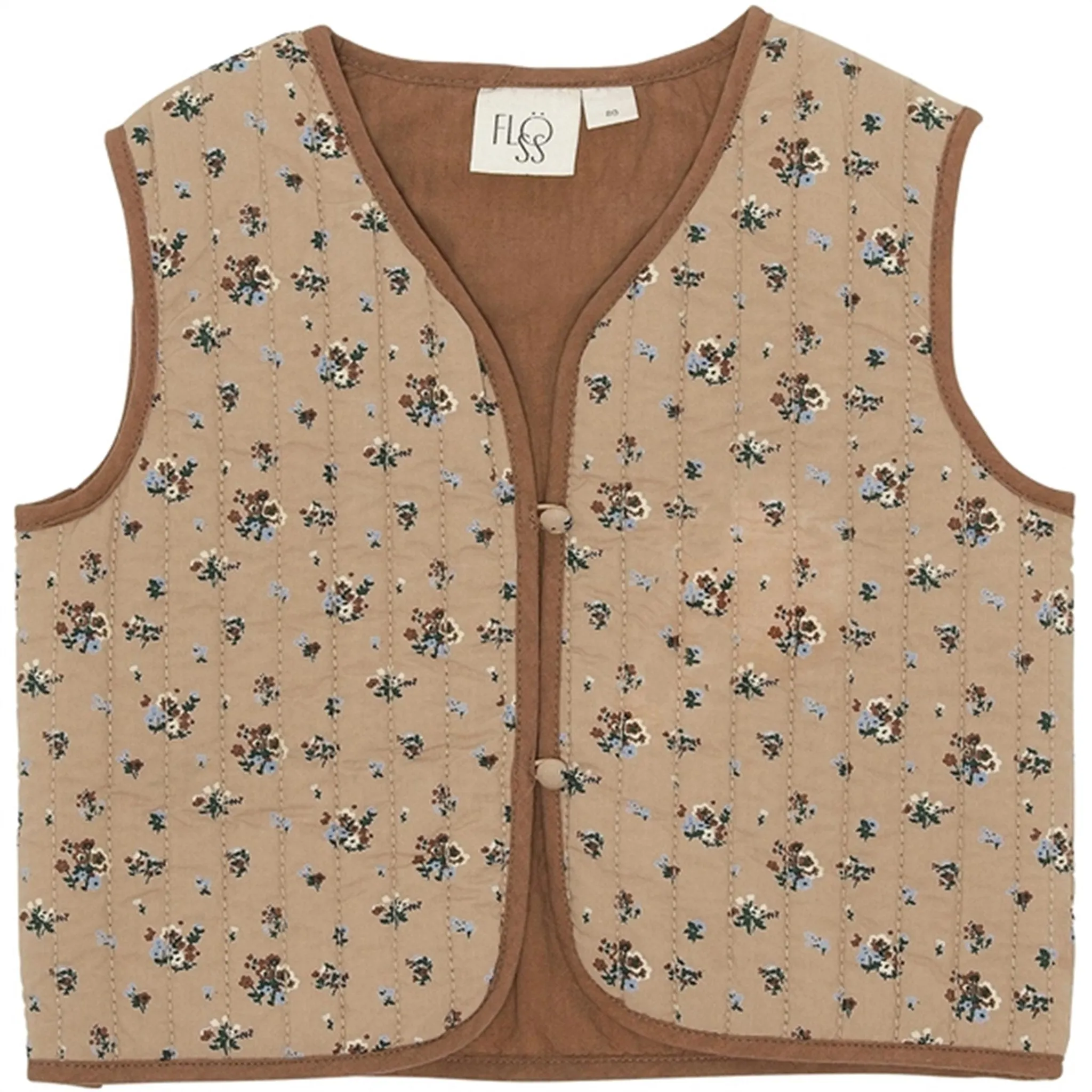 Flss Valerie Vest Poppy print
