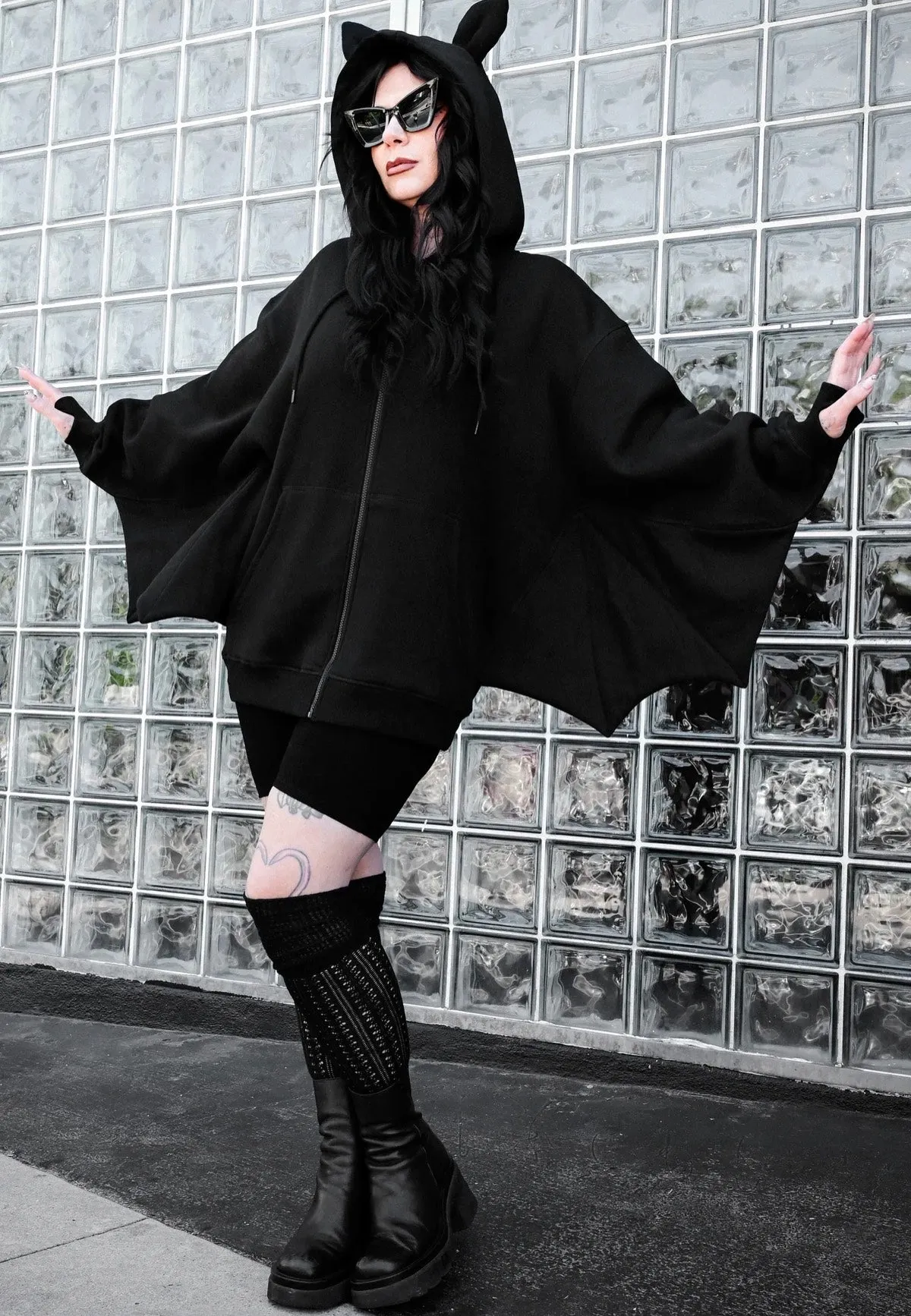 Foxblood - Batwing Black - Hoodie