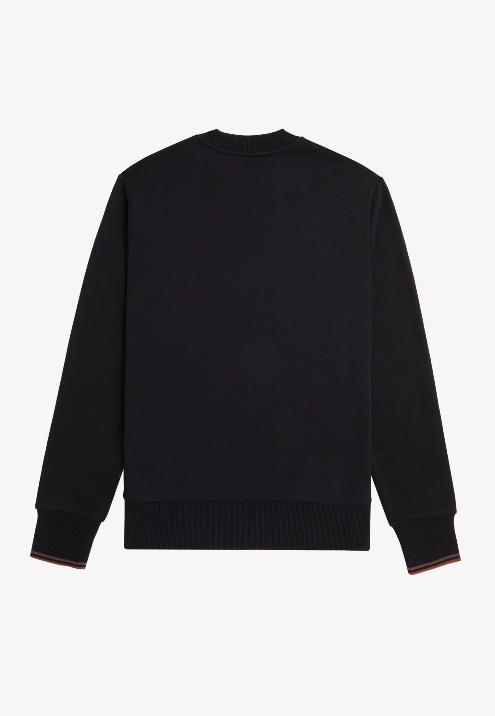 Fred Perry - Crew Neck Black/Whisky Brown - Sweater