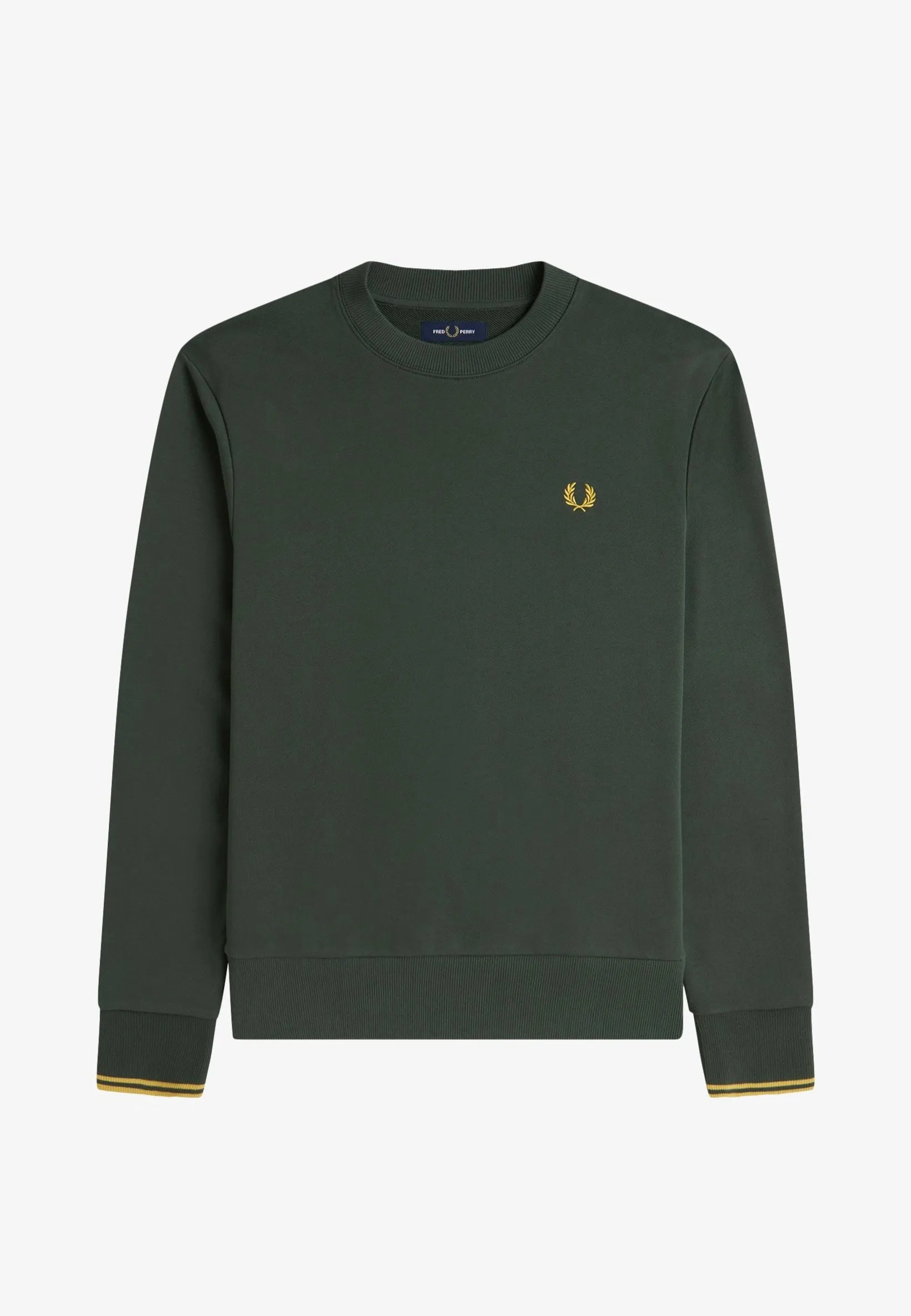 Fred Perry - Crew Neck Court Green - Sweater