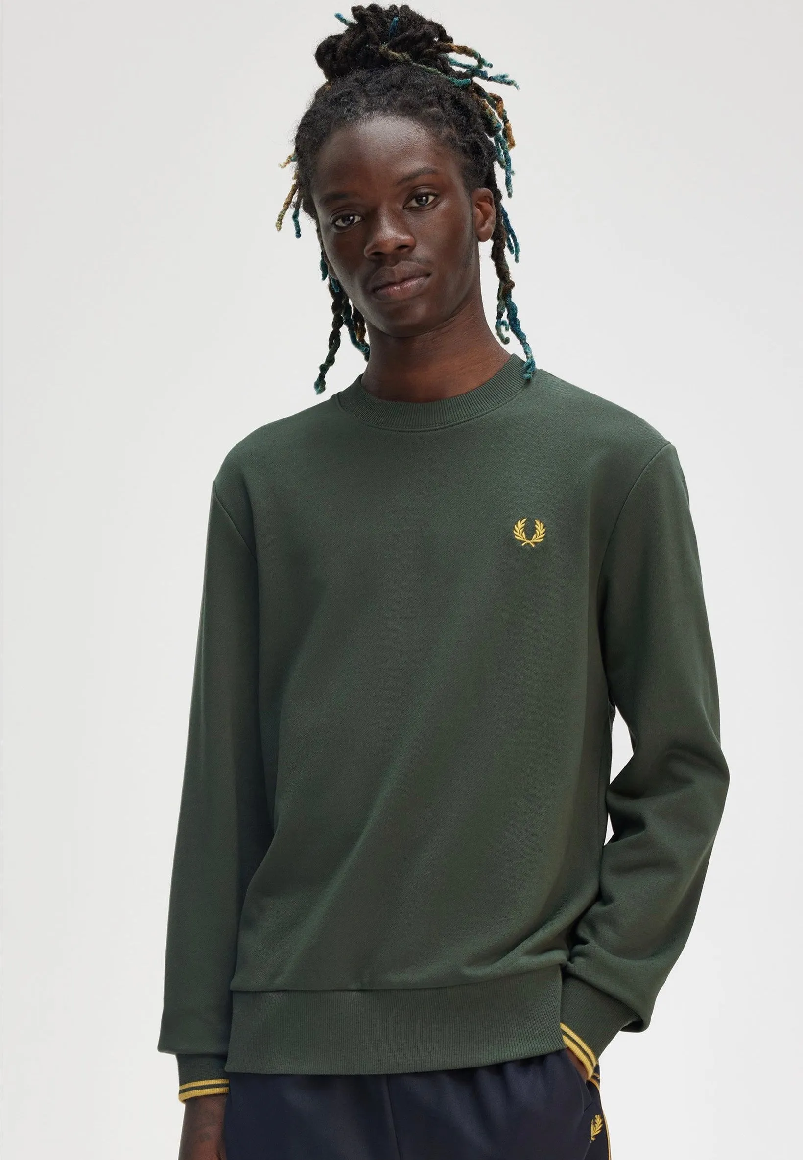 Fred Perry - Crew Neck Court Green - Sweater