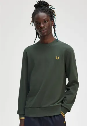 Fred Perry - Crew Neck Court Green - Sweater