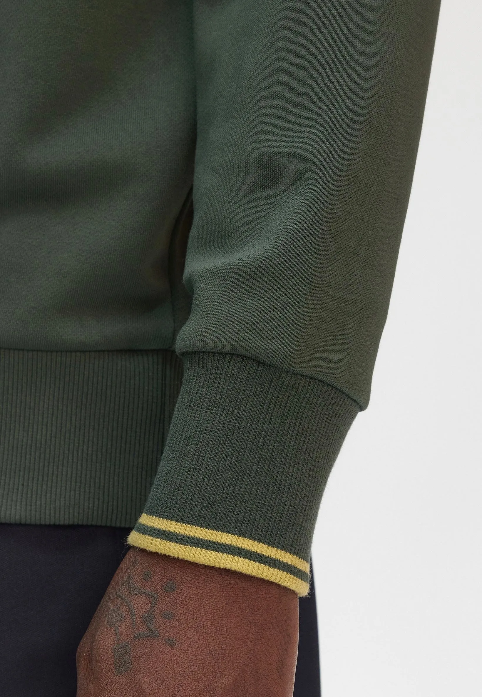 Fred Perry - Crew Neck Court Green - Sweater