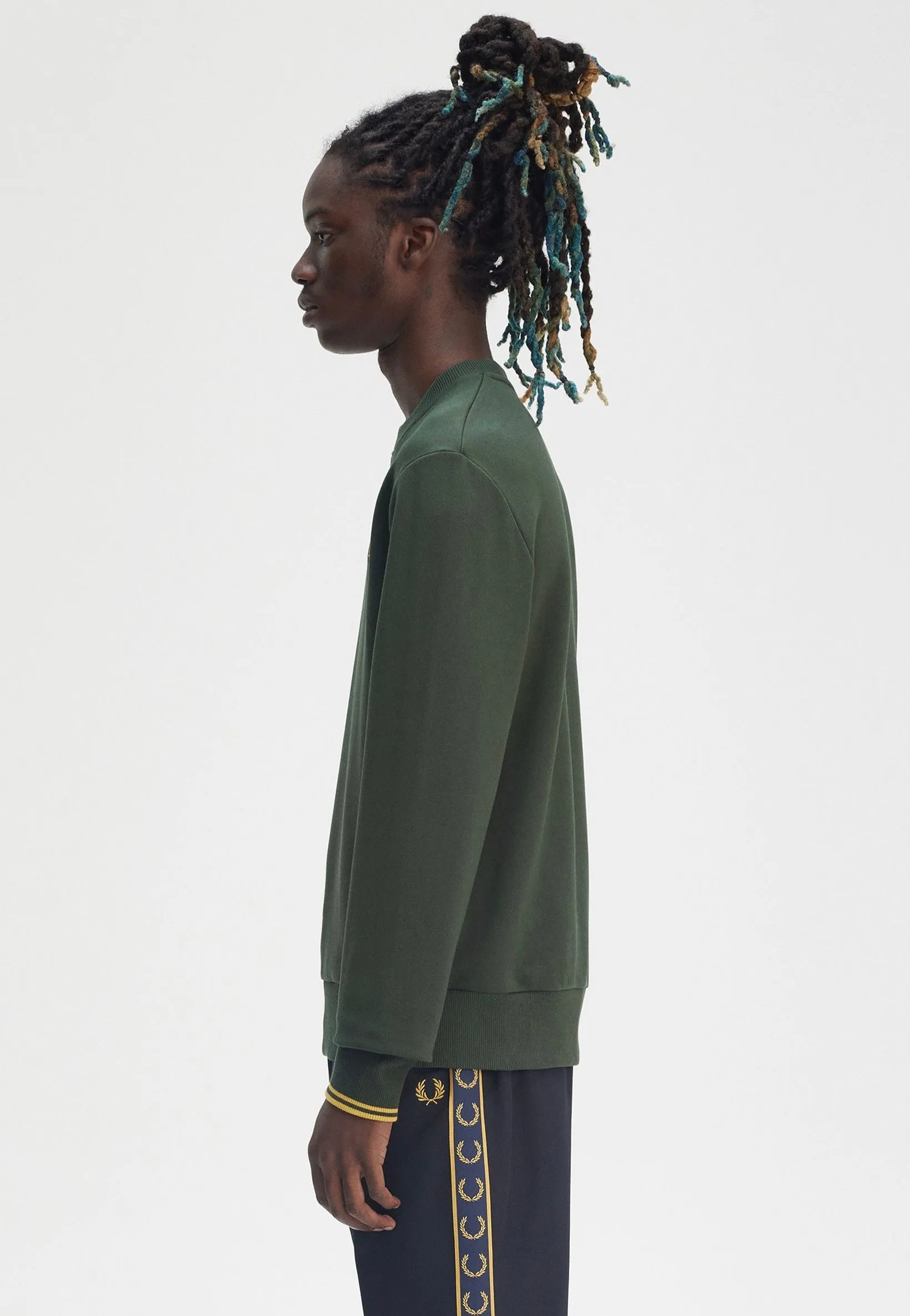 Fred Perry - Crew Neck Court Green - Sweater