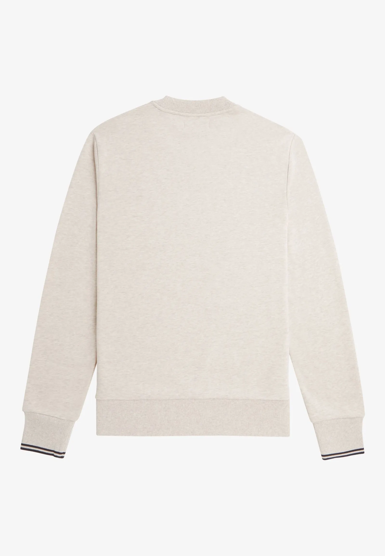 Fred Perry - Crew Neck Porridge Marl/Anchor Grey - Sweater