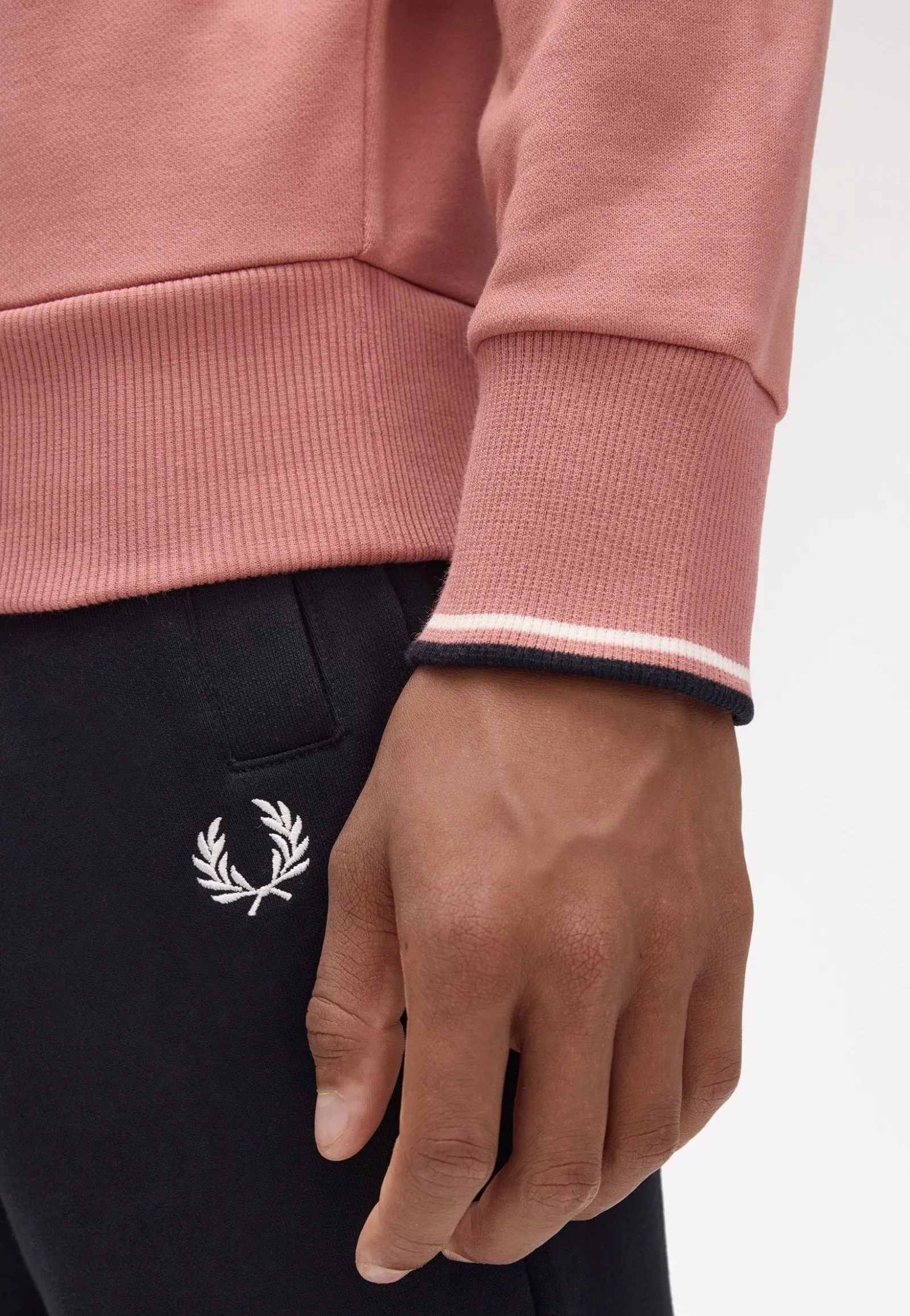 Fred Perry - Crew Neck Putty Pink - Sweater