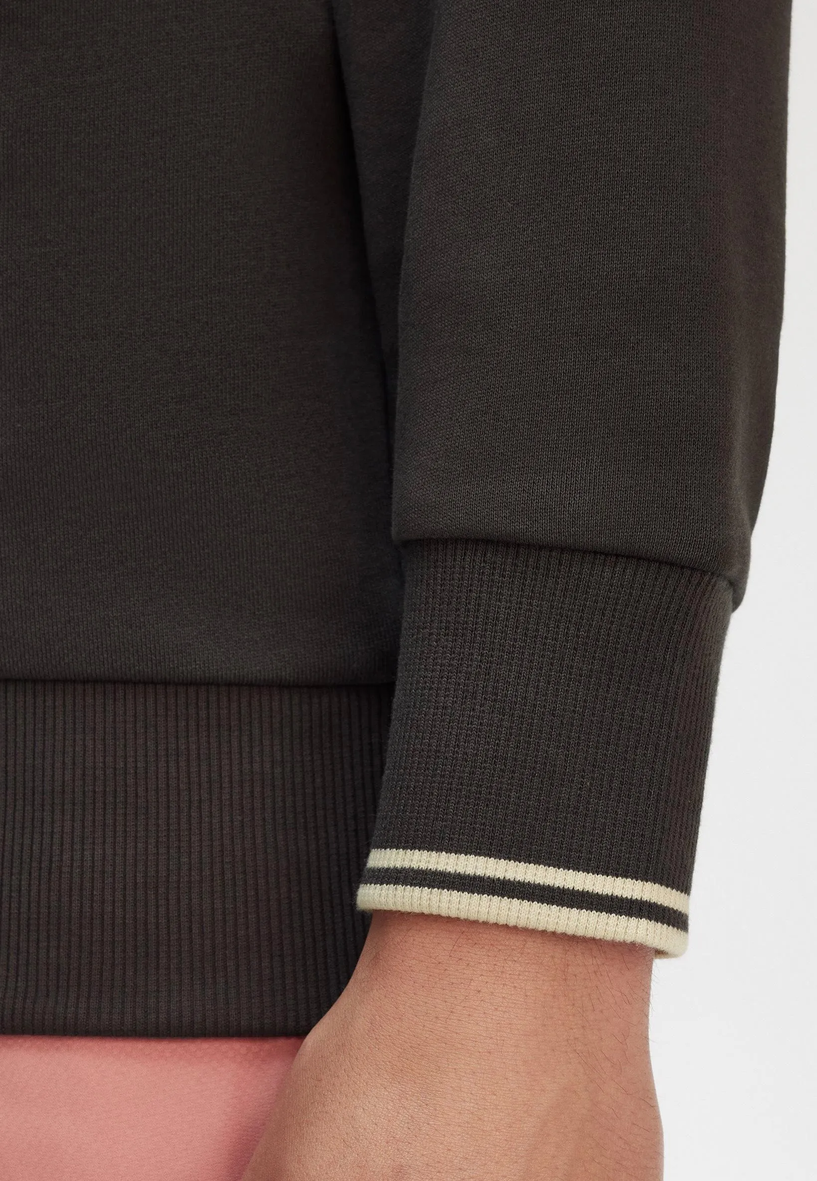 Fred Perry - Half Zip Anchor Grey/Oatmeal - Sweater