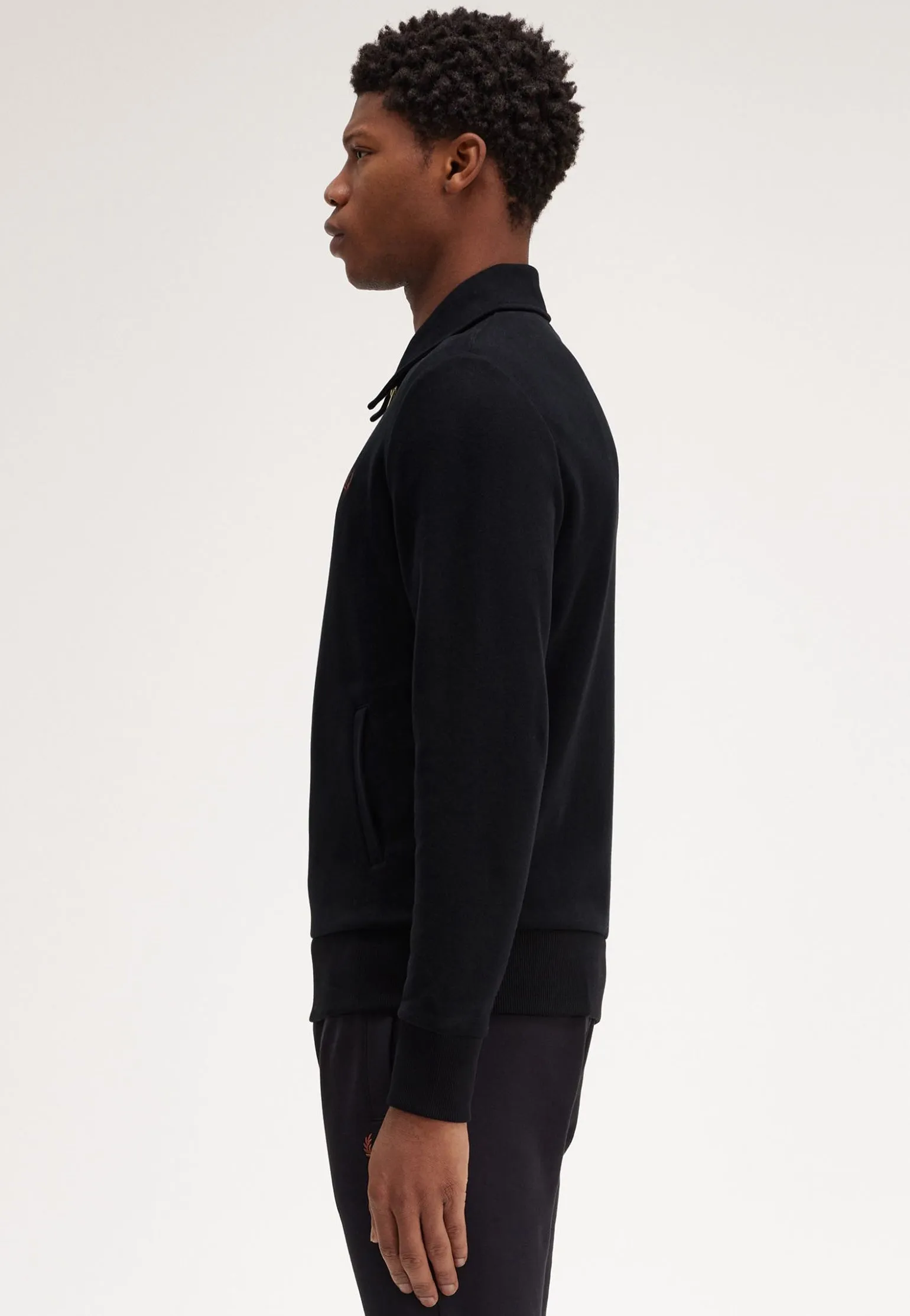 Fred Perry - Half Zip Black - Sweater