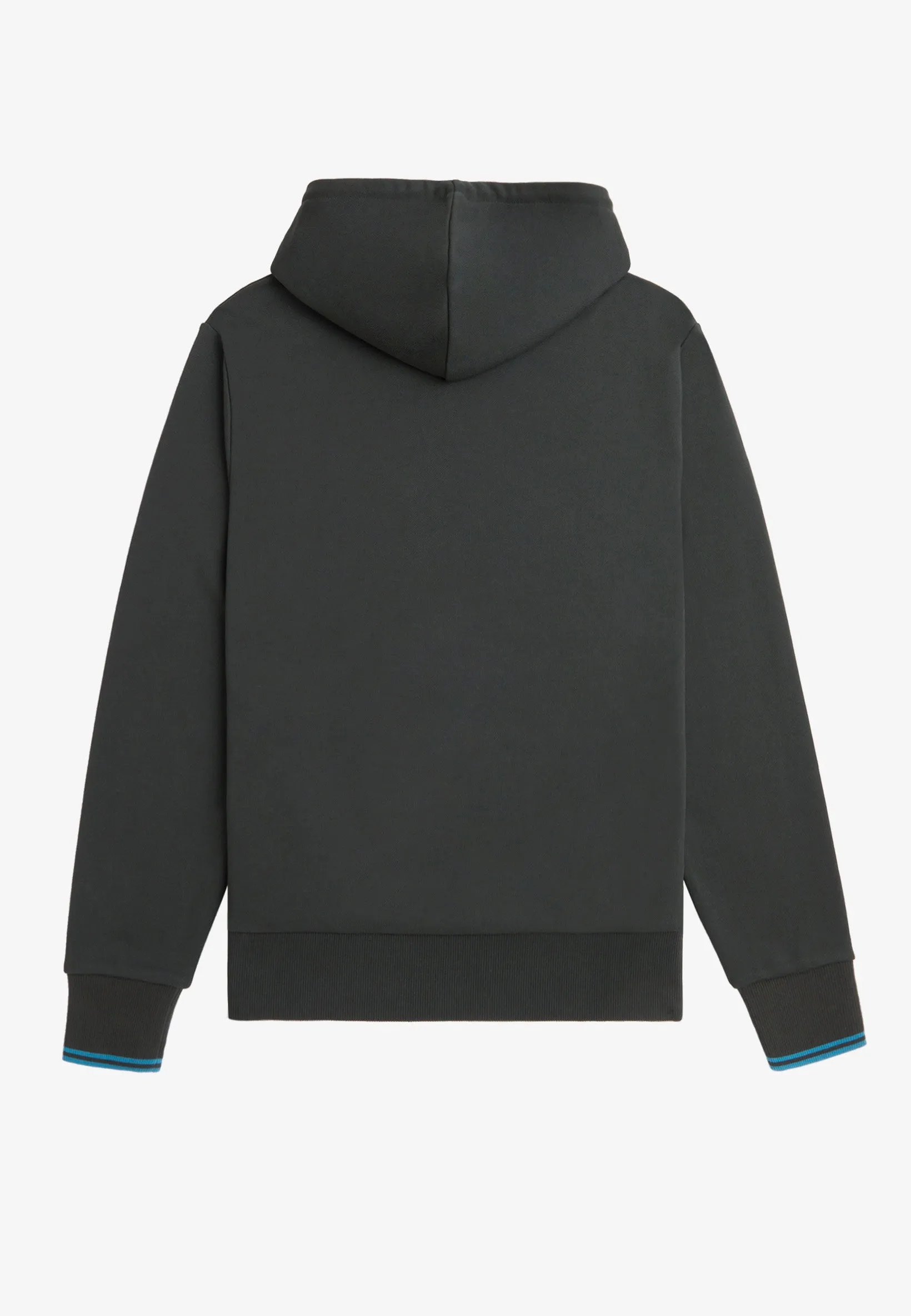 Fred Perry - Tipped Hooded Night Green/Runaway Bay Ocean - Hoodie