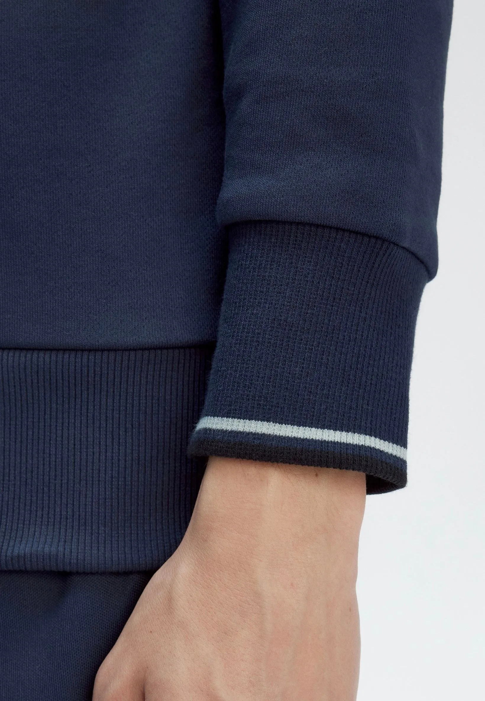 Fred Perry - Tipped Hooded Tennis Blue - Hoodie