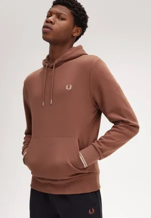 Fred Perry - Tipped Hooded Whisky Brown/Porridge Marl - Hoodie