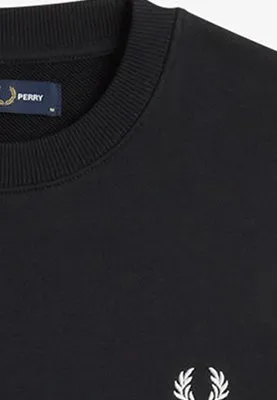 Fred Perry - Tipped Sleeve Black - Sweater
