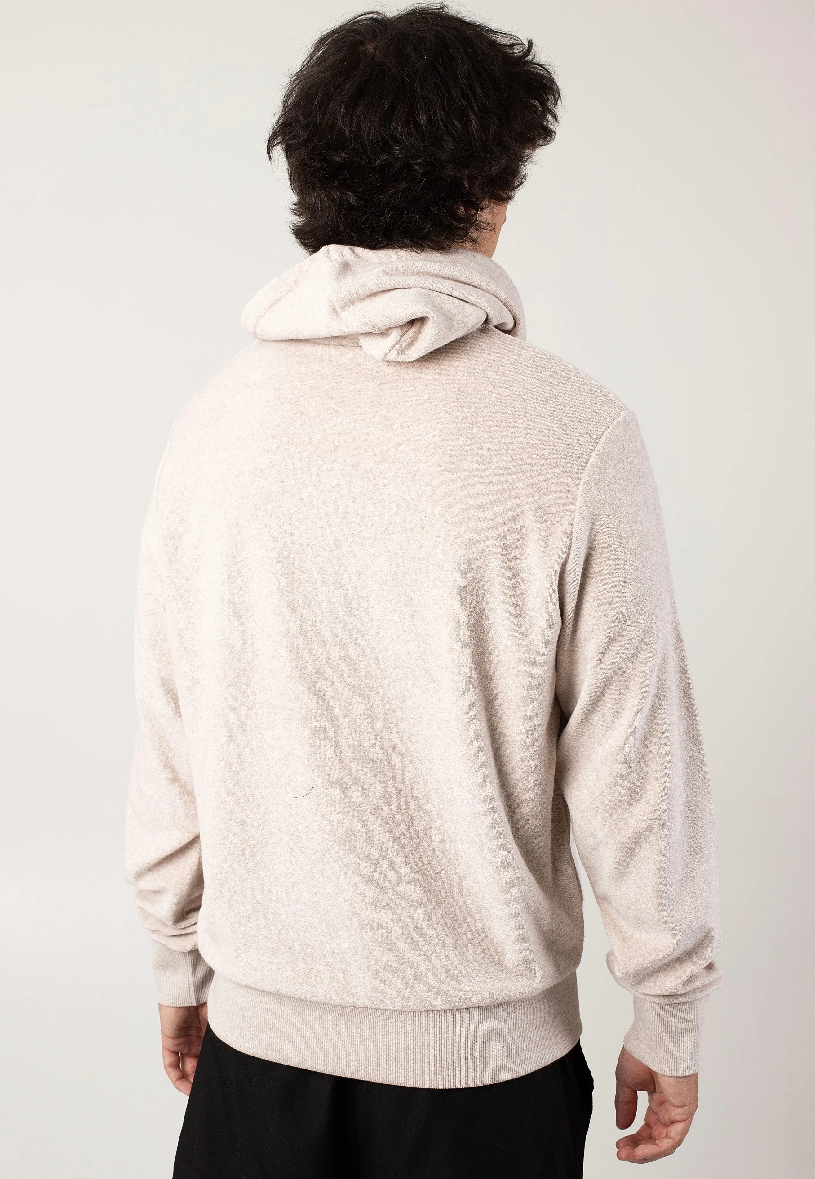 Fred Perry - Towelling Crew Neck Porridge Marl - Hoodie