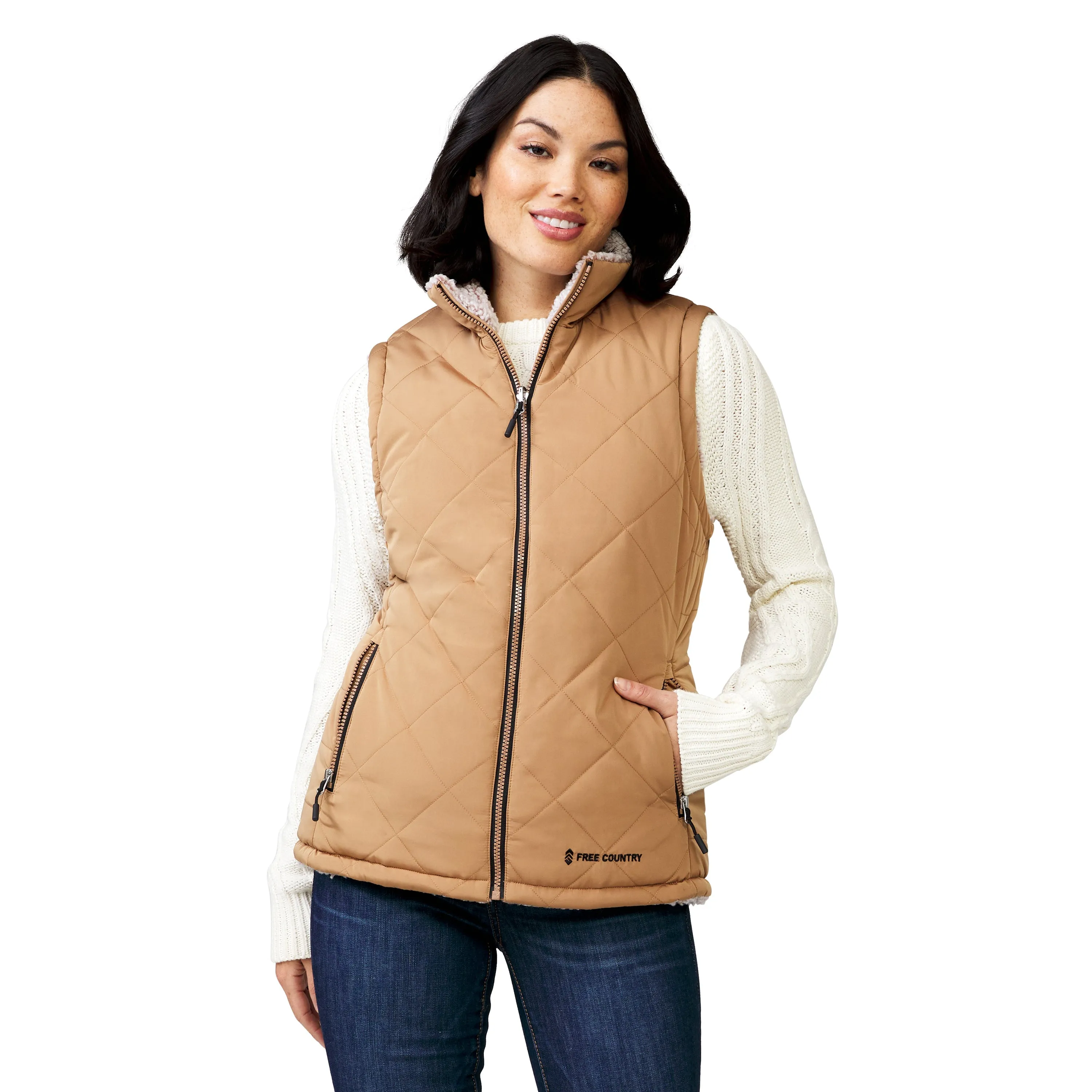 Free Country Women's Expedition Stratus Lite Reversible Vest