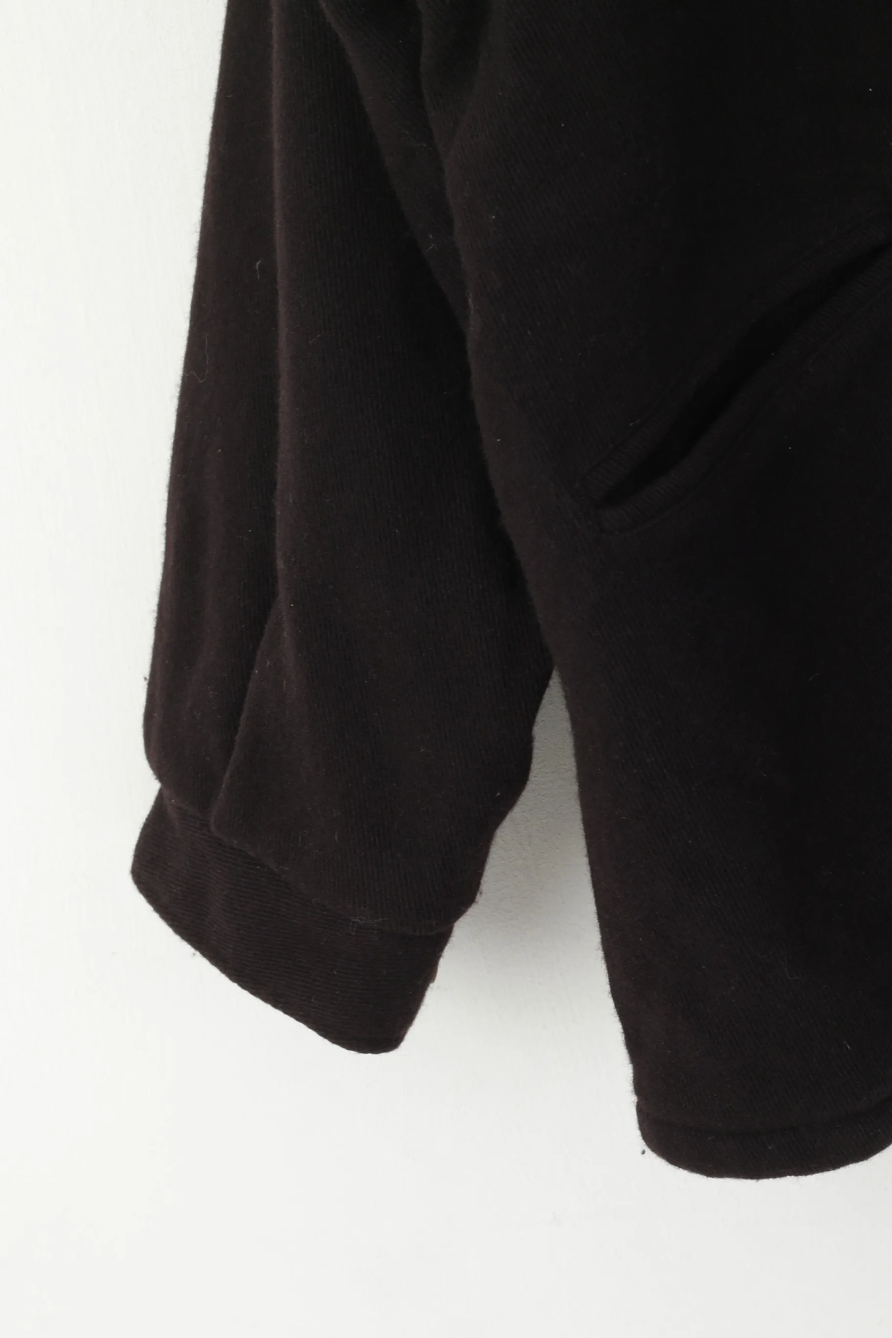 Gant USA Men L Jacket Navy Wool New Haven Bomber Full Zipper Classic Top