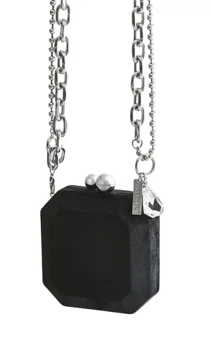 GEM BAG VELET ACRYLIC SINGLE-SHOULDER CLUTH Gloria Lanvin