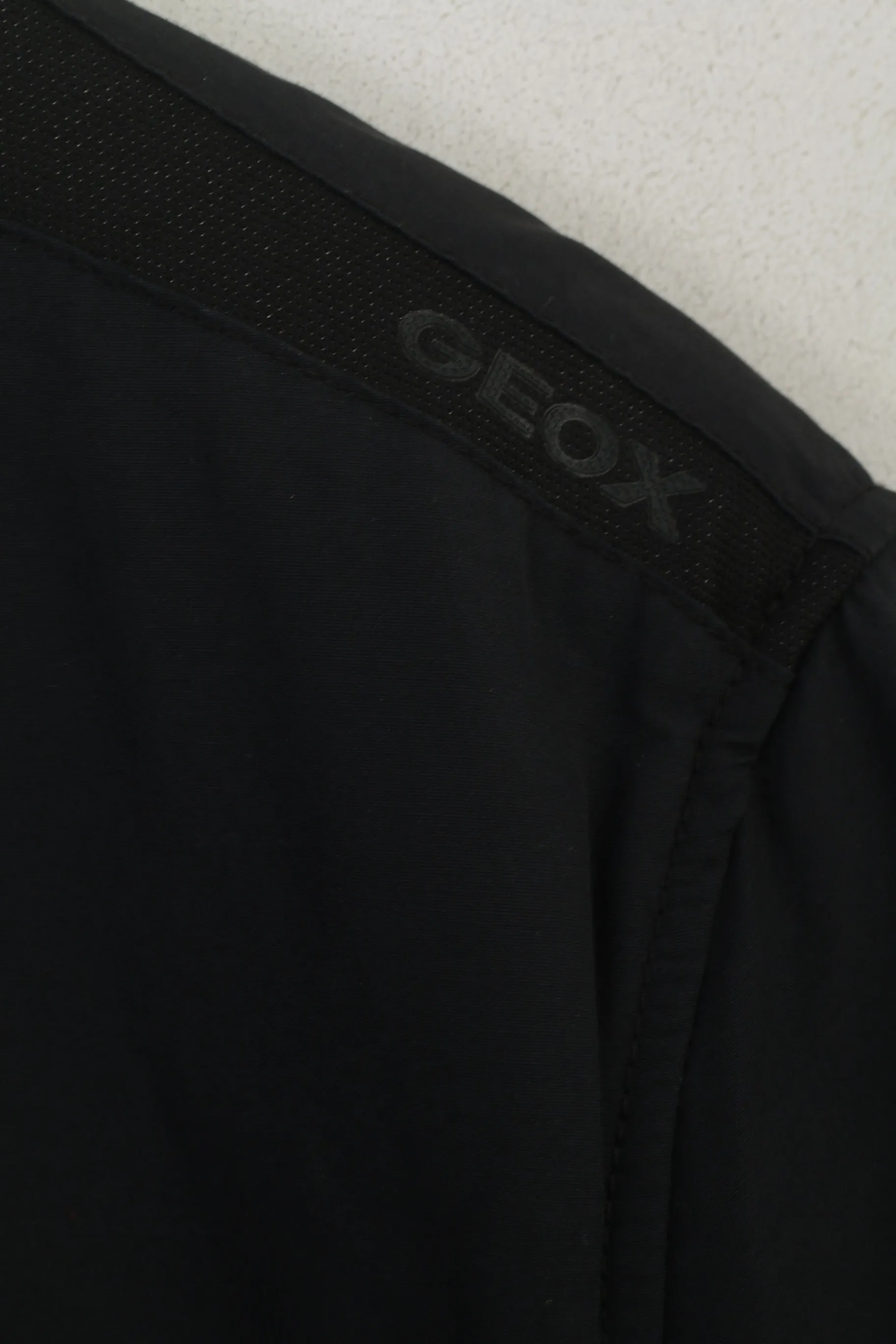 Geox Respira Men 50 40 M Jacket Navy Classic Breathes Lightweight Zip Up Top