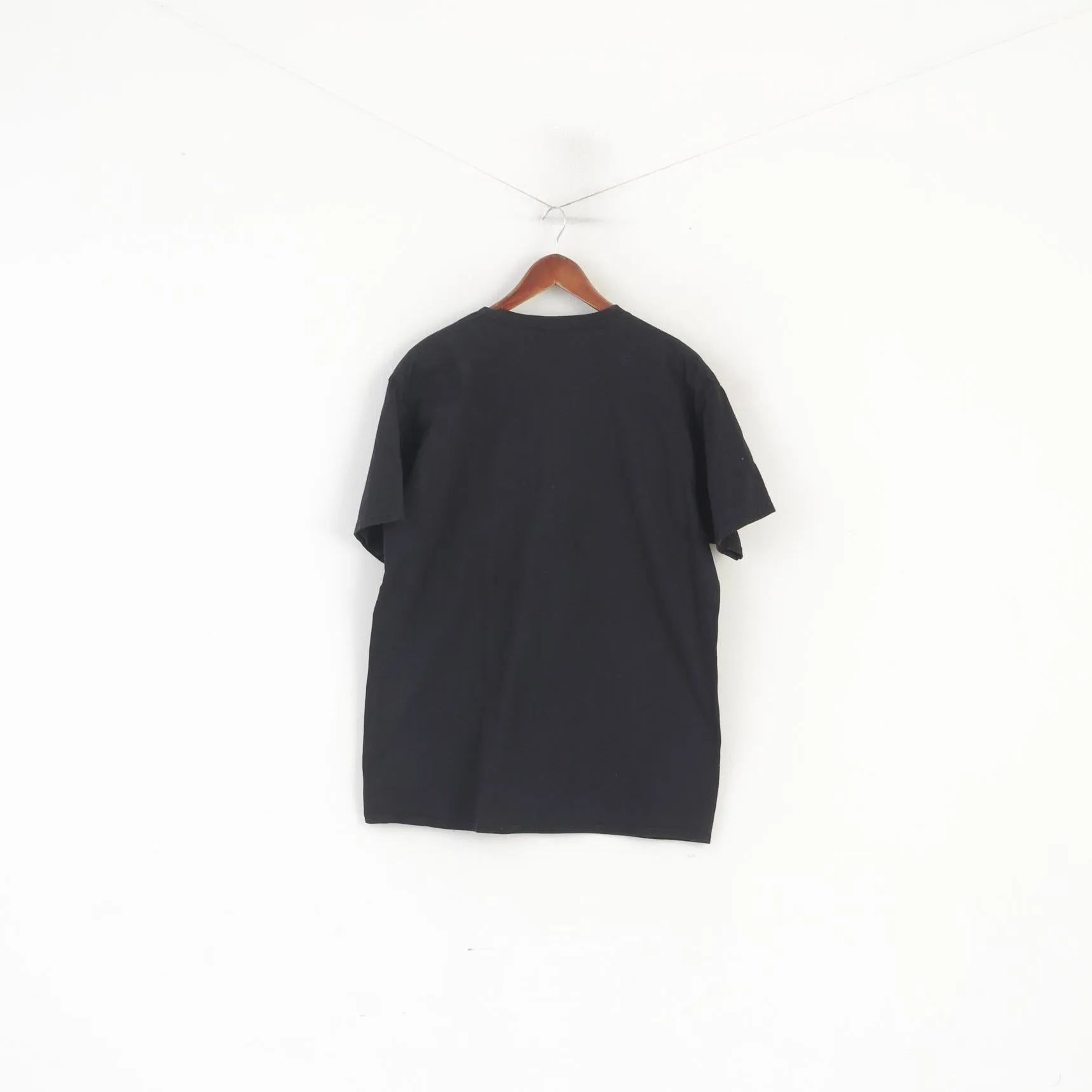 Gildan Men 3XL (L) T-Shirt Black Cotton Graphic I Love Pandi Bulacan Top