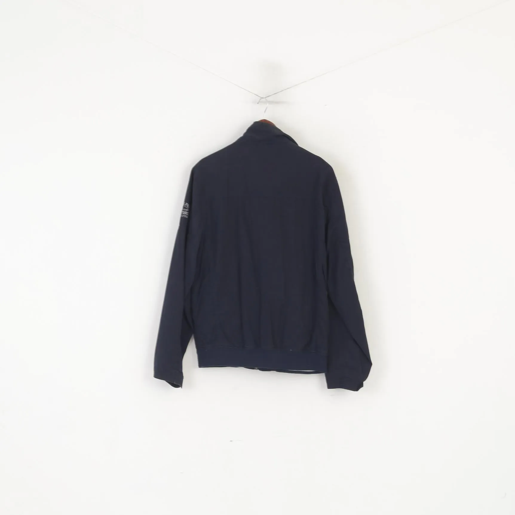 Gin Tonic Men M Jacket Navy Campground Cotton Camping Full Zip Harrington Top
