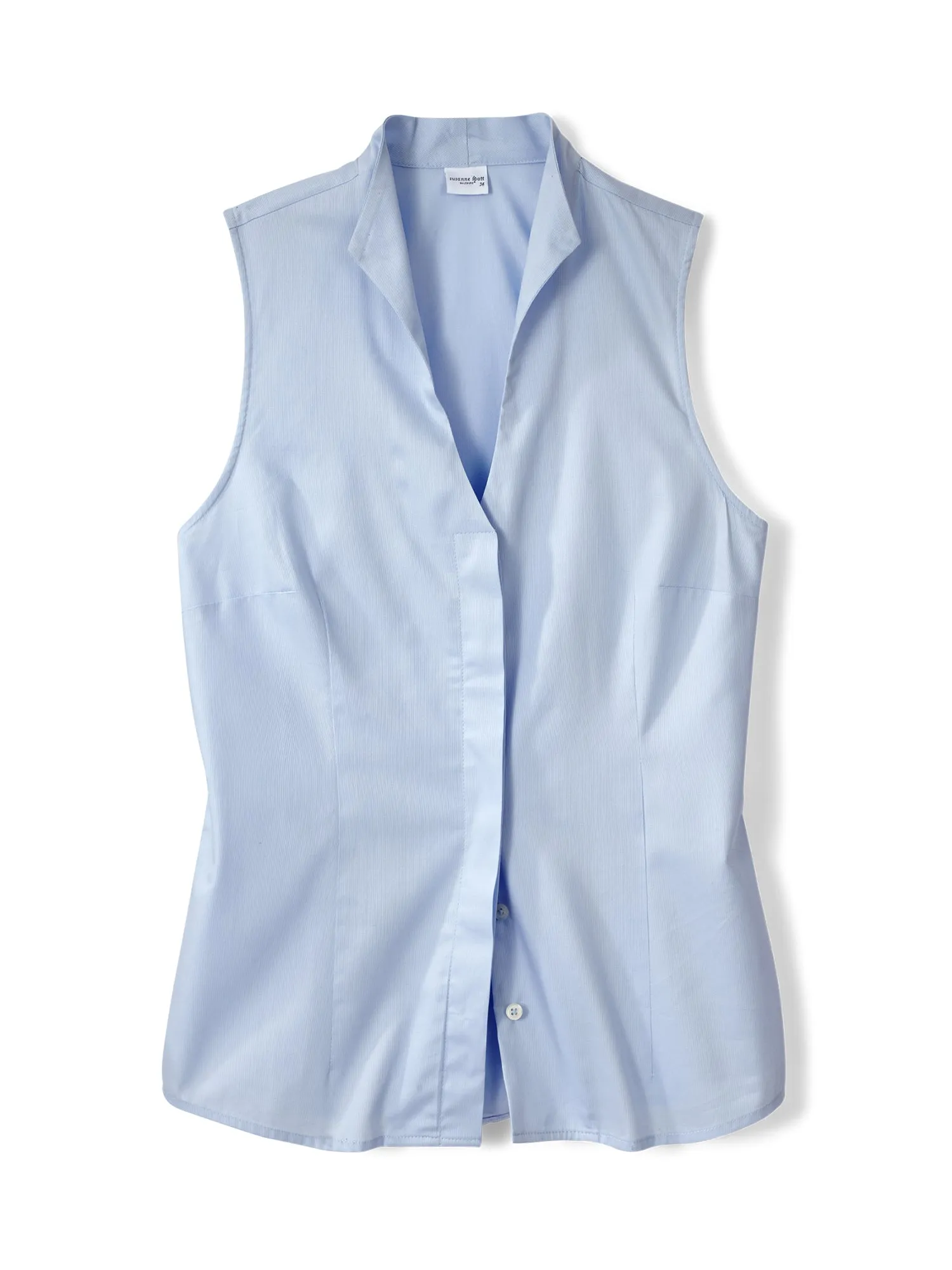 Gloria Sleeveless Cotton Shirt