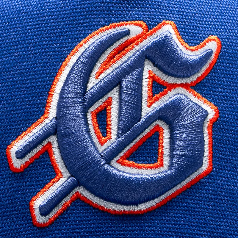 Godspeed New York GS Logo Trucker Hat - Blue/Orange