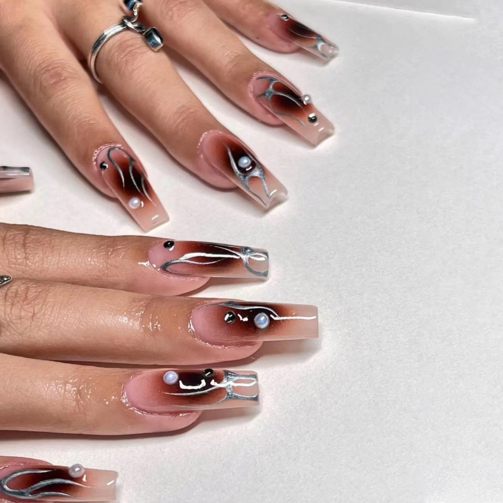 Goth Girl Press On Nails