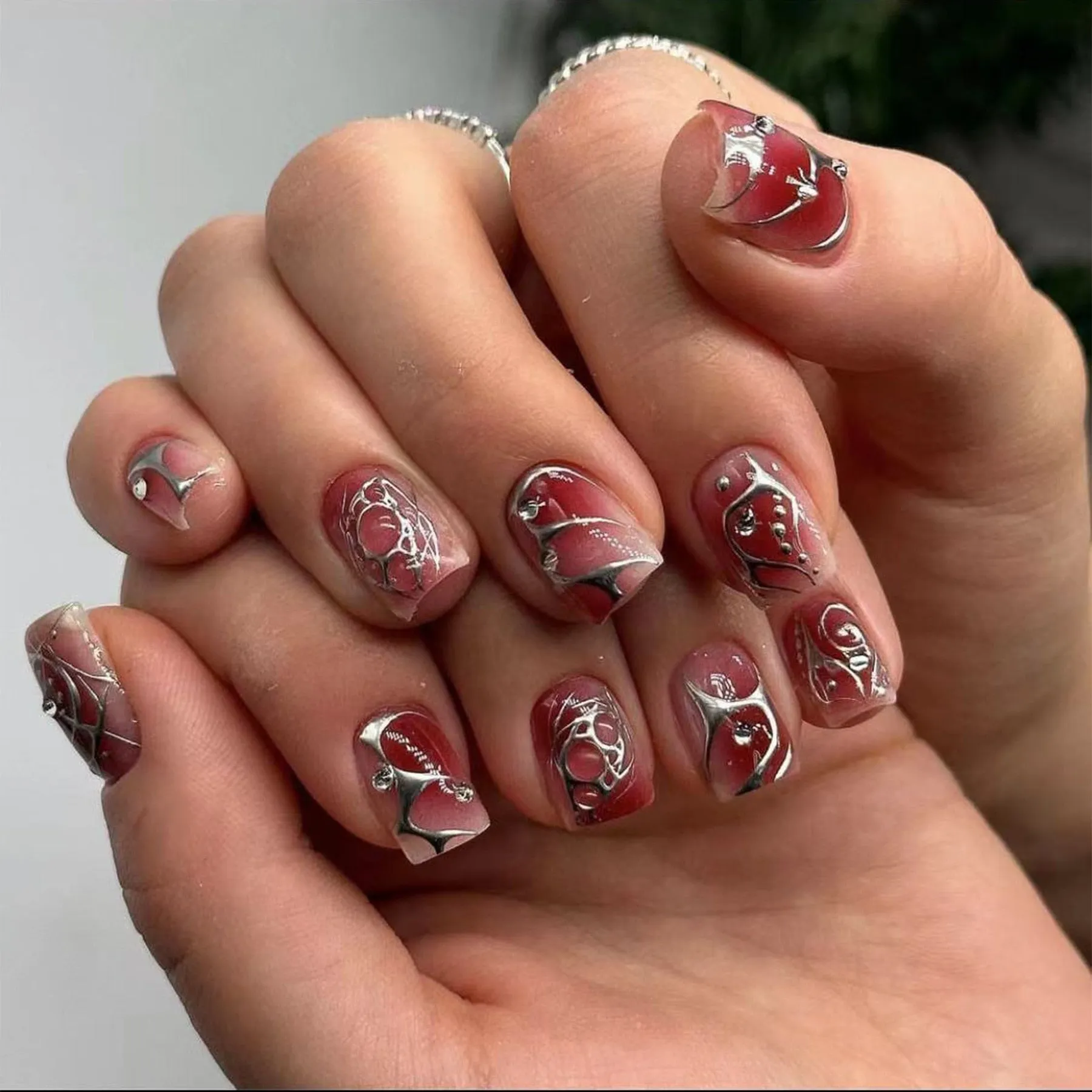 Goth Girl Press On Nails