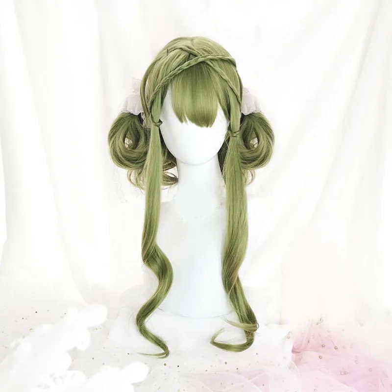 Green Long Wavy Cosplay Wig