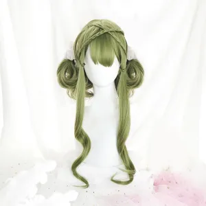 Green Long Wavy Cosplay Wig