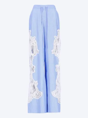 Hace lace panelled pants