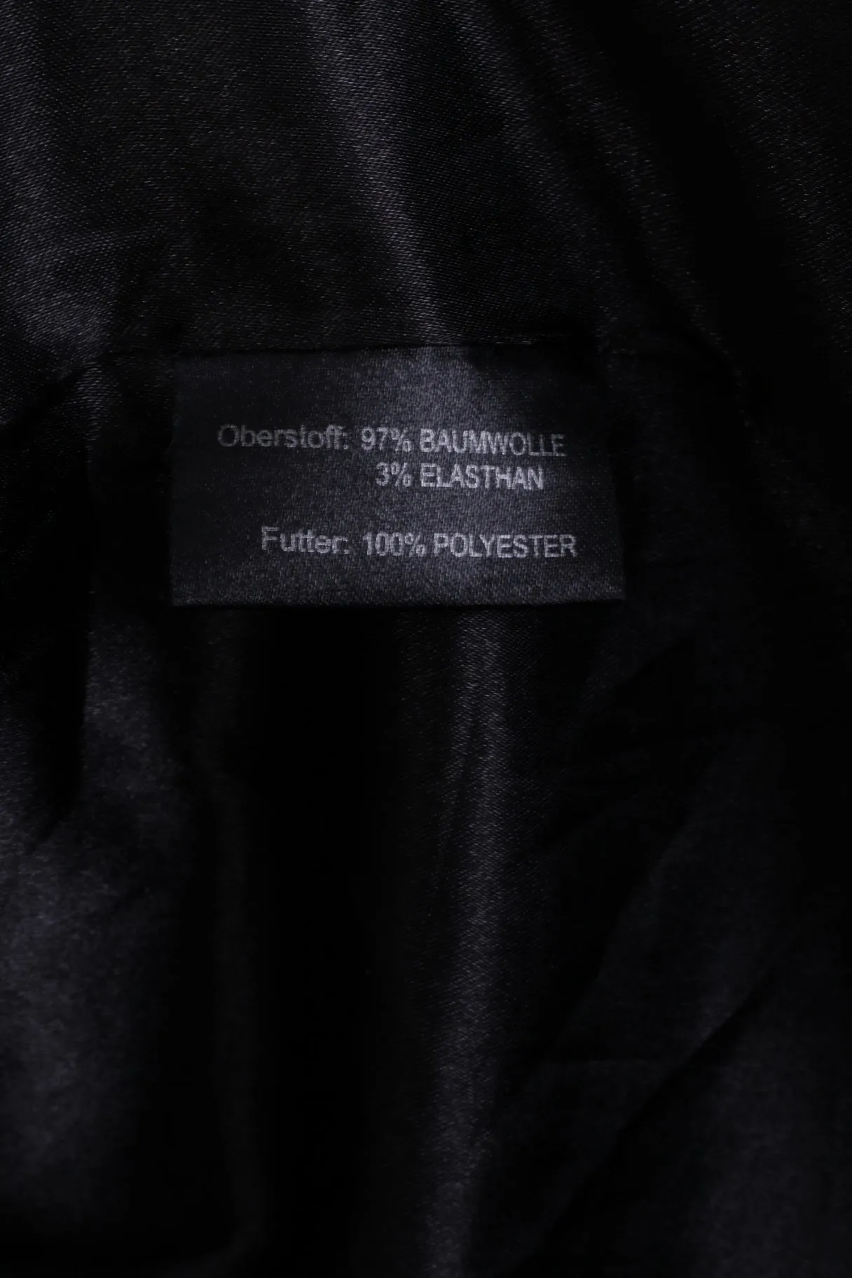 HALLHUBER trend Women 38 S Jacket Black Cotton Belt One Button Coat Casual Top