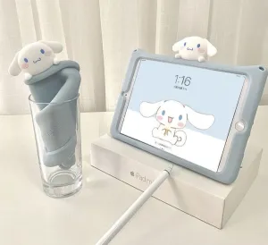 Happy Puppy iPad Case With Lanyard