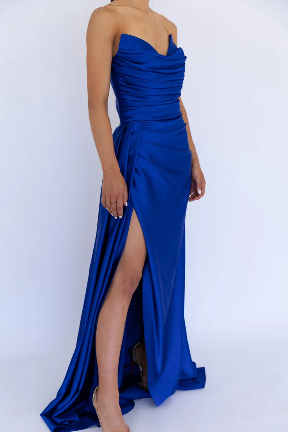 Harper Corset Gown Blue by HSH