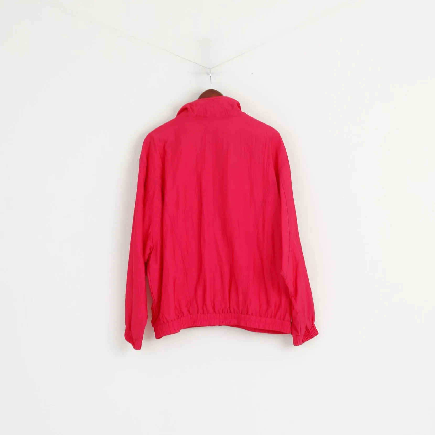 Head Women 44 XL Jacket Pink Vintage 80s Nylon Bomber Festival Waterproof Top