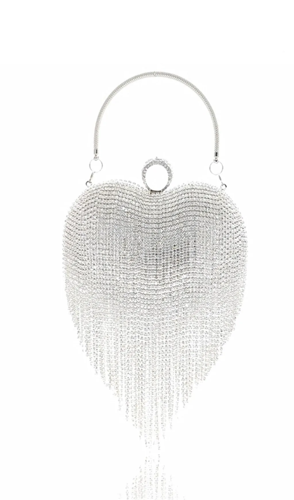 HEART TASSEL DINNER BAG Gloria Lanvin