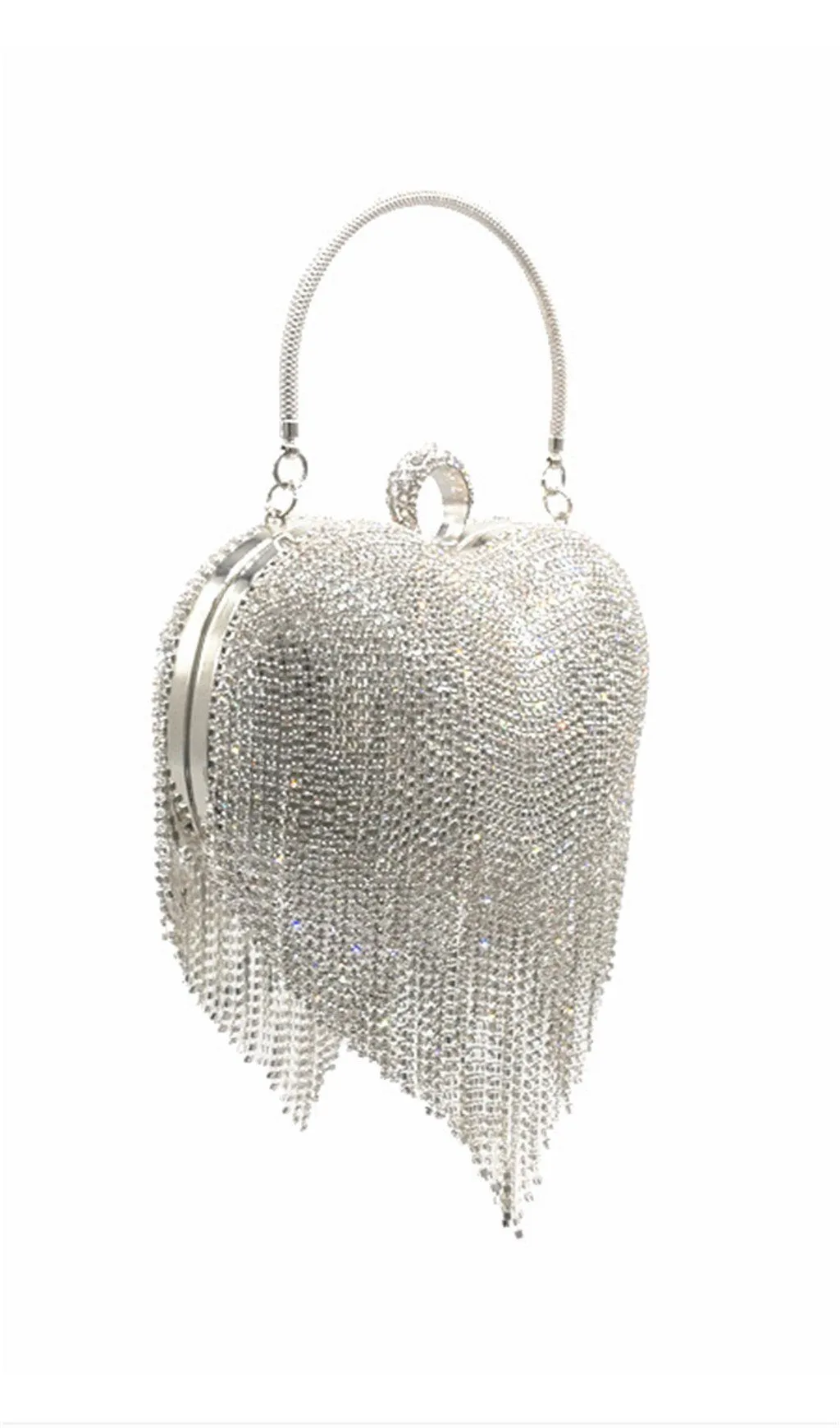 HEART TASSEL DINNER BAG Gloria Lanvin