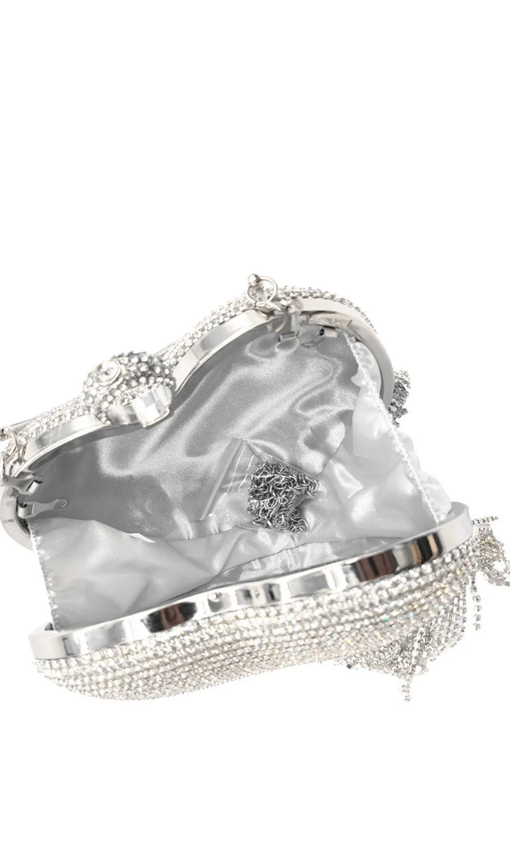HEART TASSEL DINNER BAG Gloria Lanvin