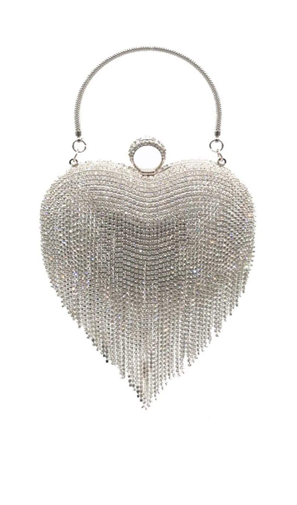 HEART TASSEL DINNER BAG Gloria Lanvin
