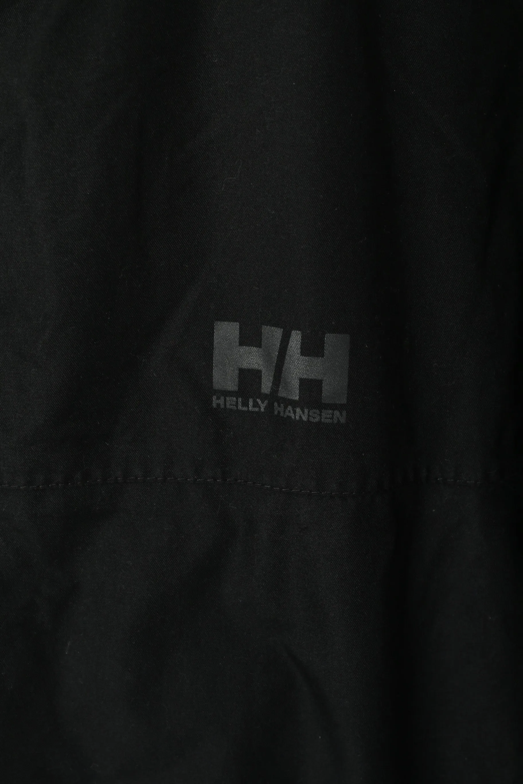 Helly Hansen Men XXL Jacket Black Lightweight Zip Up Outdoor Classic Harrington Top