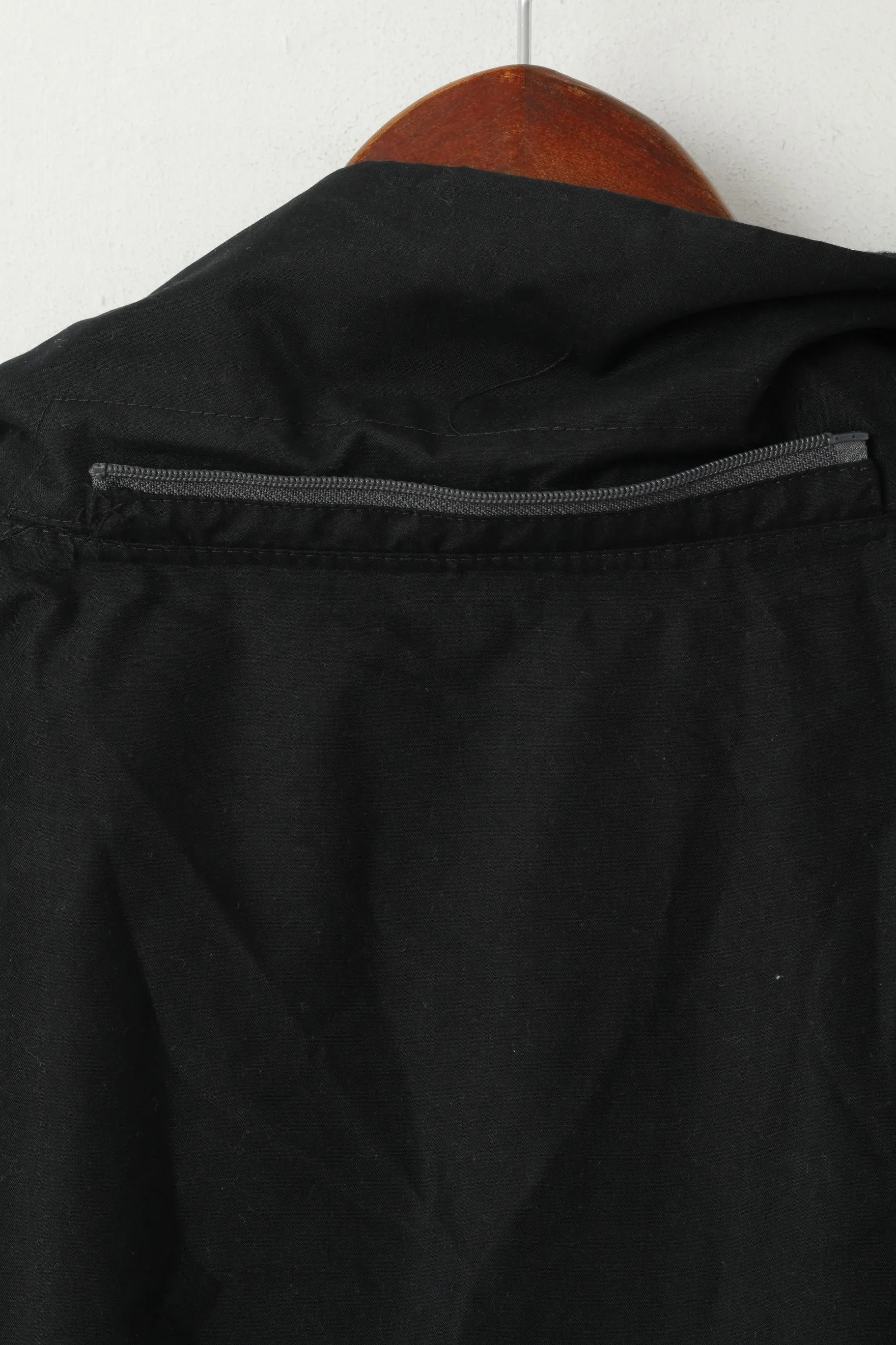 Helly Hansen Men XXL Jacket Black Lightweight Zip Up Outdoor Classic Harrington Top