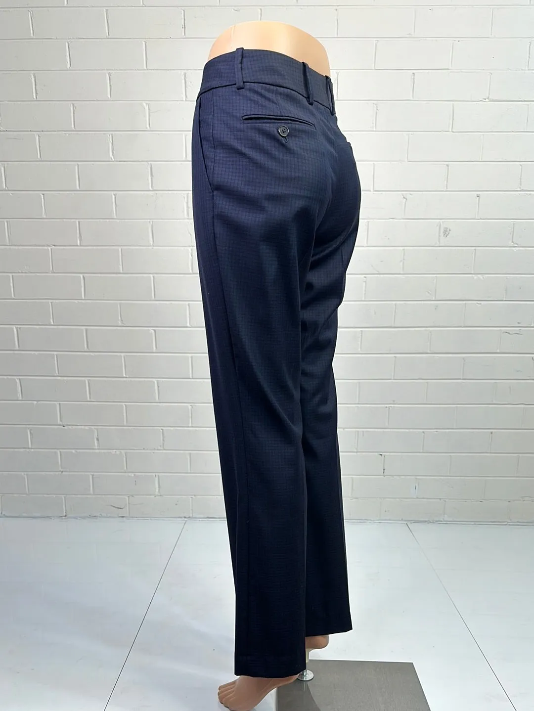Herringbone | pants | size 8 | straight leg