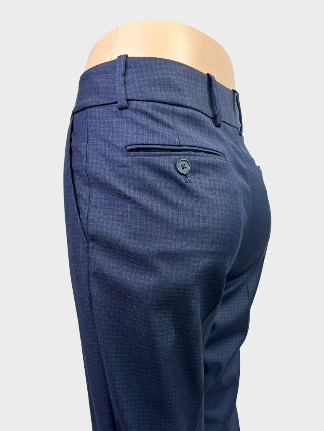 Herringbone | pants | size 8 | straight leg