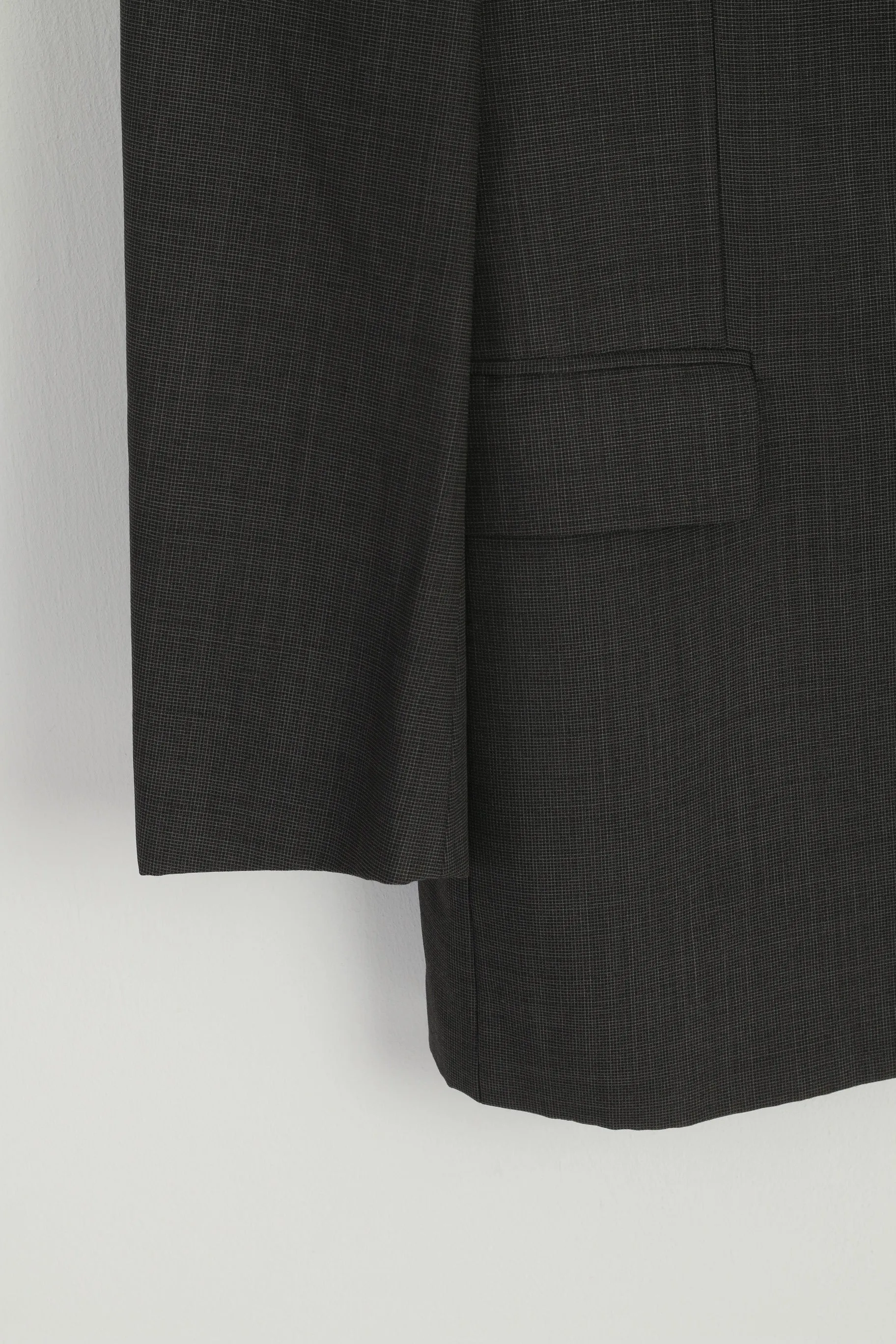 Hugo Boss Men 48 38 Blazer Gray Wool Angelico Parma Single Breasted Jacket