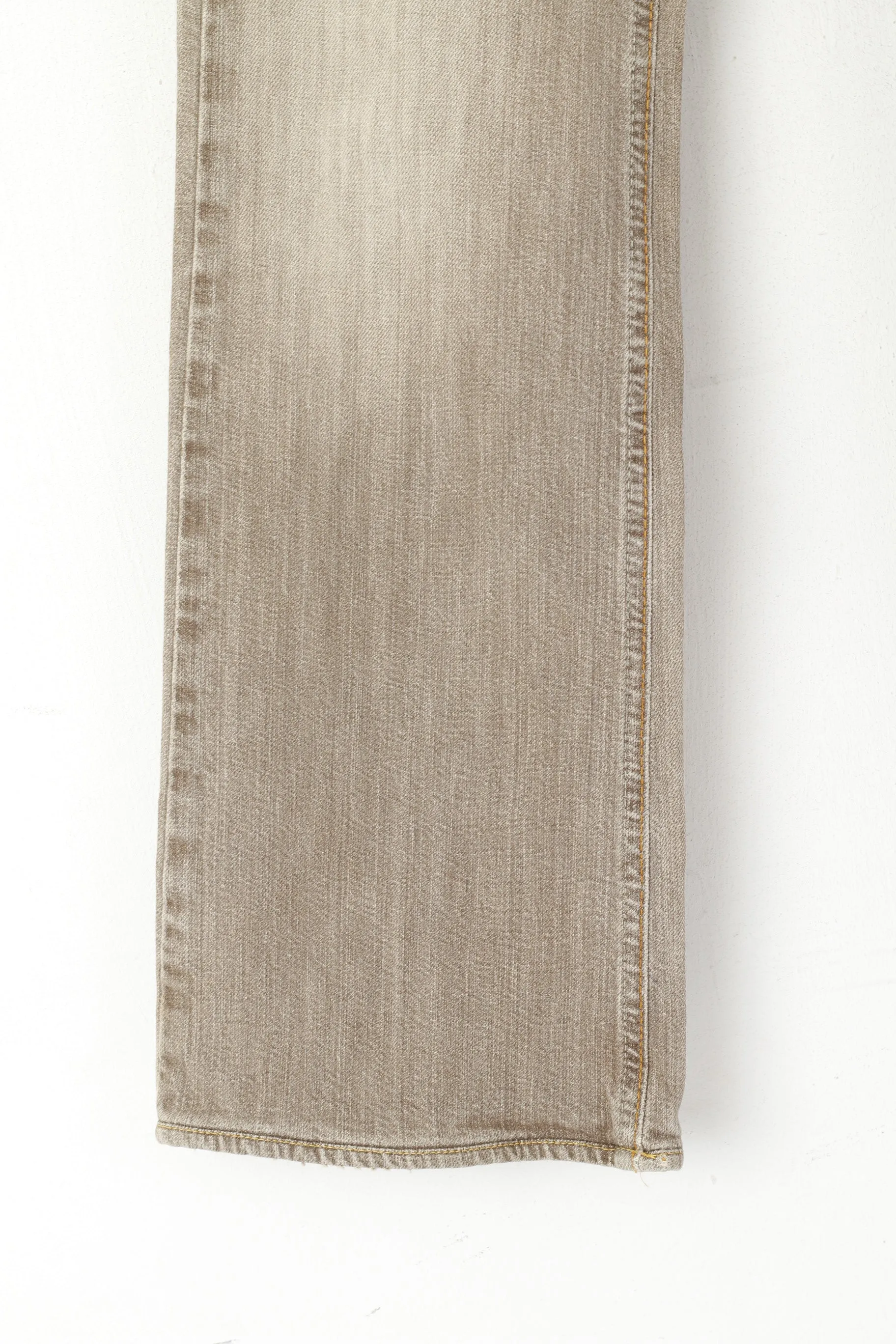 Hugo Boss Women 27 Trousers Brown Jeans Cotton Vintage Denim Pants